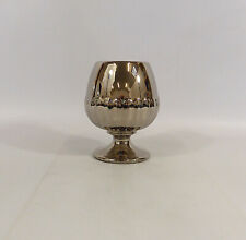 Vintage Royal Winton Grimwade Silver Lustre Ceramic Goblet 5.5"