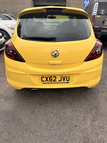 Corsa rear bumper yellow - corsa, d
