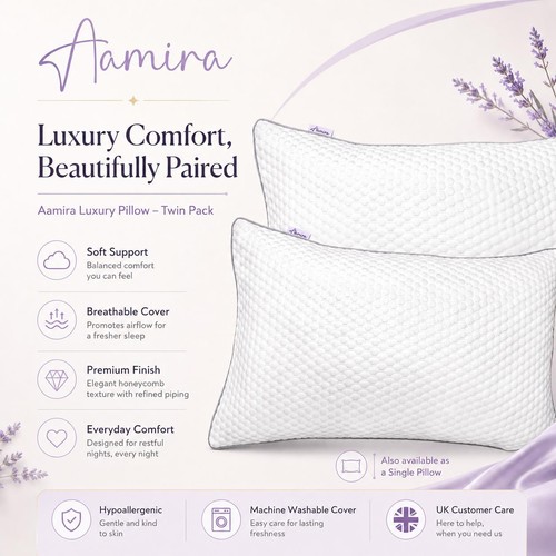 Aamira luxury memory foam - luxury,