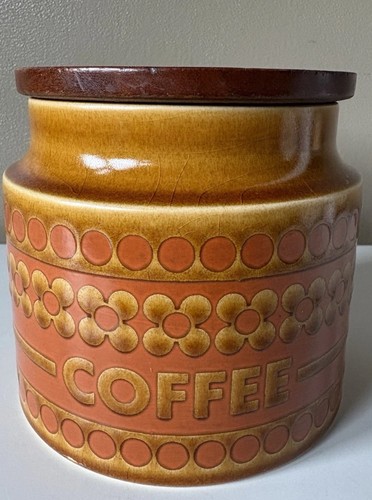 Hornsea saffron coffee jar - hornsea,