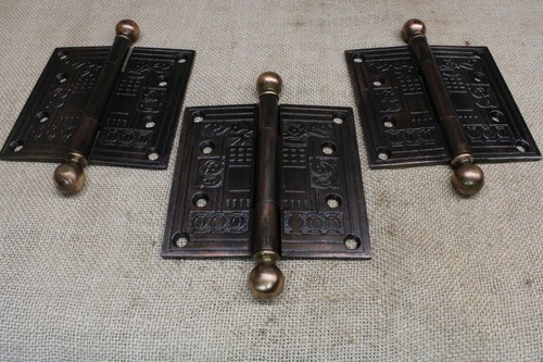 Old door hinges ball tip - hinges,