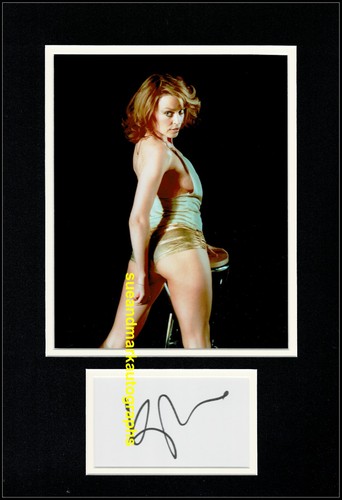 Kylie minogue autograph signed - kylie,
