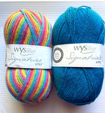 2 West Yorkshire Spinners SIGNATURE Sock BFL Wool Nylon Yarn 437 Yds Each Lot E