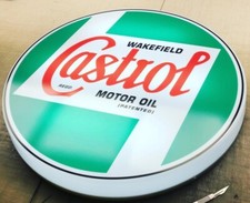 CASTROL MOTOR OIL illuminated