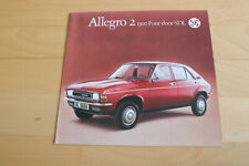 Original Austin Allegro 2 1300 in German brochure catalogue mint