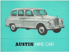AUSTIN FX4 FX4D TAXI / HIRE CAR ORIGINAL 1971 FACTORY UK SALES BROCHURE