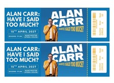 Alan Carr Live Tour