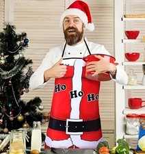 Funny Men's Xmas Party Apron