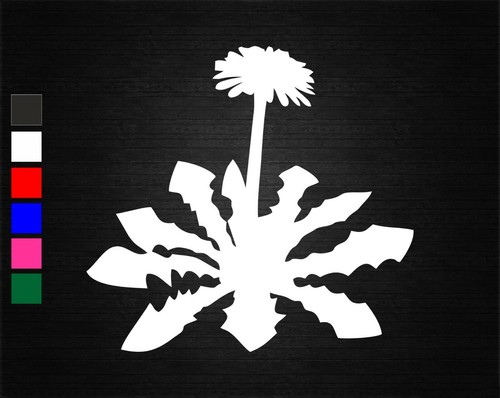 Dandelion plant vinyl decal - dandelion,