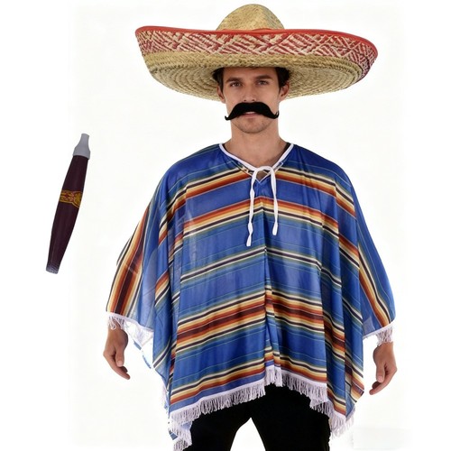 Mexican poncho bandit - mexican, costume