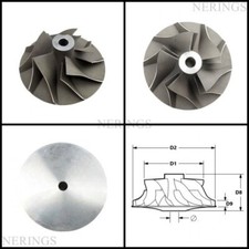 Turbocharger compressor wheel