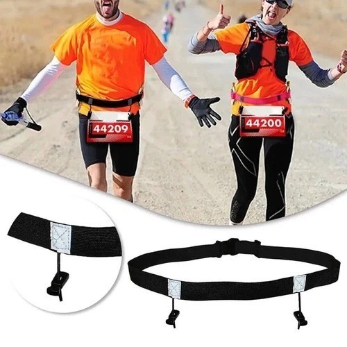 Running race number belt - running, bib