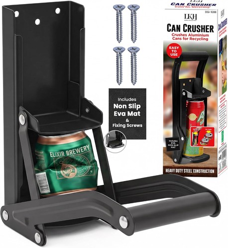Can crusher wall - can,