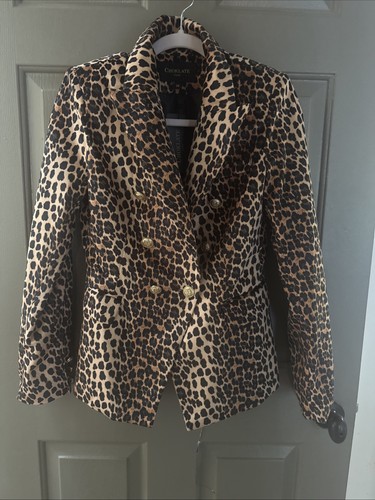 Leopard print double breasted - double,