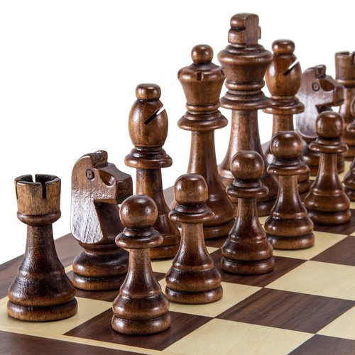 Piece wooden staunton chess - piece,