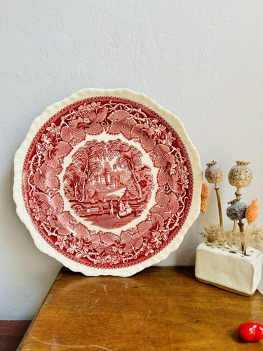 Vintage mason vista red pink - red,