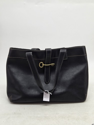 Fossil black leather shoulder - fossil,