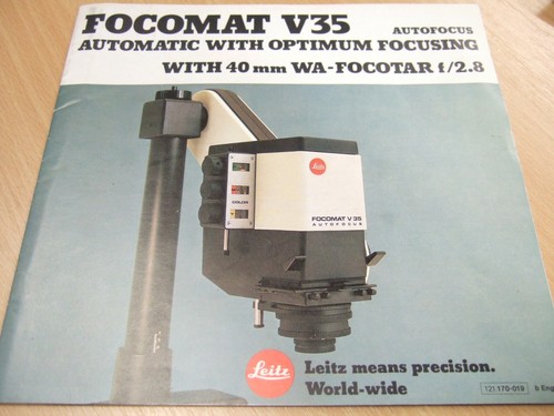 Leitz leica focomat v35 - leitz,