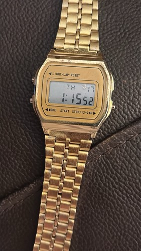Casio a168wg men gold tone - casio,