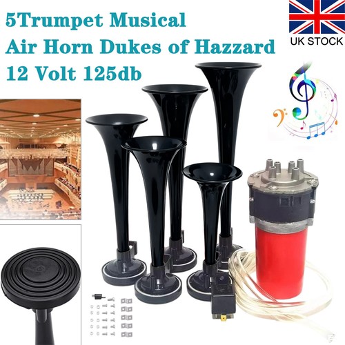 12v dixie musical air horns - 12v,