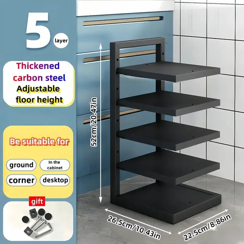Adjustable pot rack organizer - pot,