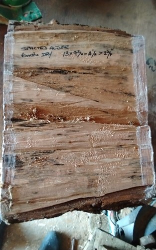 Spalted alder bowl - alder, blank