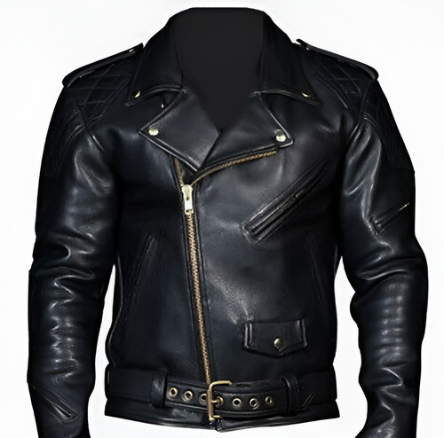 Mens real cow - leather, bikers