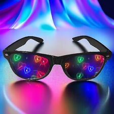GogoRavers™ Heart Effect Diffraction Glasses - Party Rave Festival Trippy Light