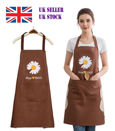 Daisy flower apron - daisy, pocket