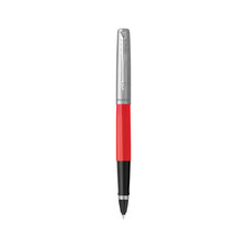 Parker Pen Jotter Red Rollerball Black Gel Ink Gift Boxed Stainless Steel