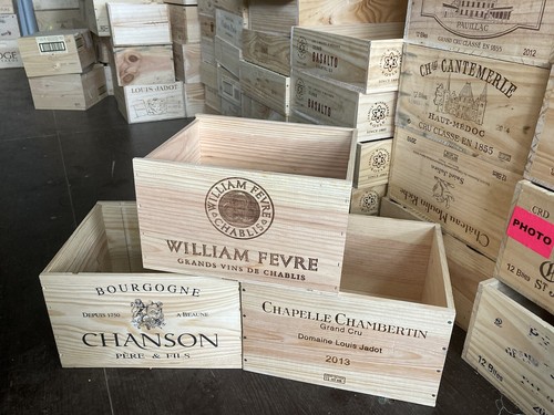 Set wooden wine box - of,