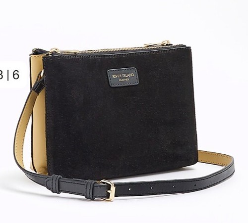 River island crossbody black - river,