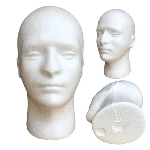 Foam mannequin head - head, male
