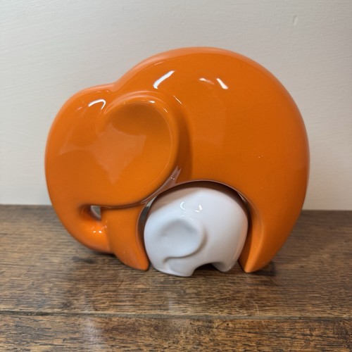 Vintage ceramic elephant - vintage,