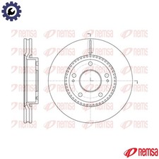 2x BRAKE DISC 6663.10 FOR