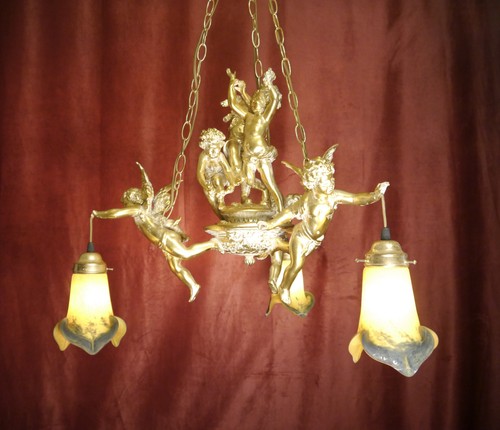 Italian florentine chandelier - florentine,