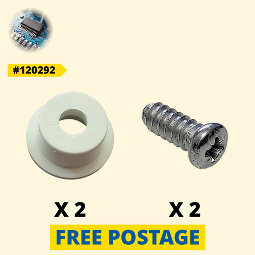 Ikea white plastic hinges 2 - white, x