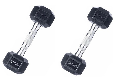 5kg hex dumbbells pair - hex,