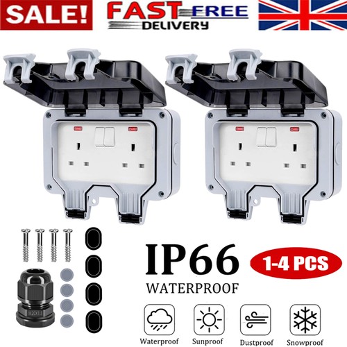 4pcs gang switched socket - 2,
