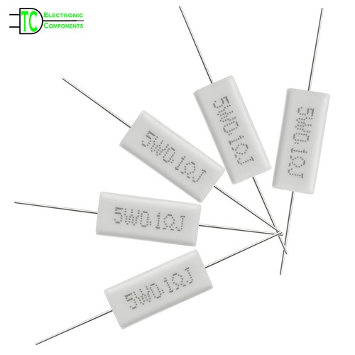 Resistors cement horizontal - 5w,