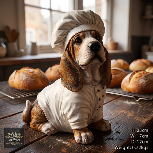 Dog sculpture basset hound - sculpture,