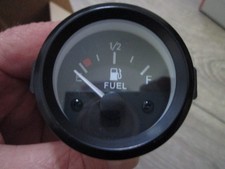 12VOLT FUEL GAUGE 52MM BLACK