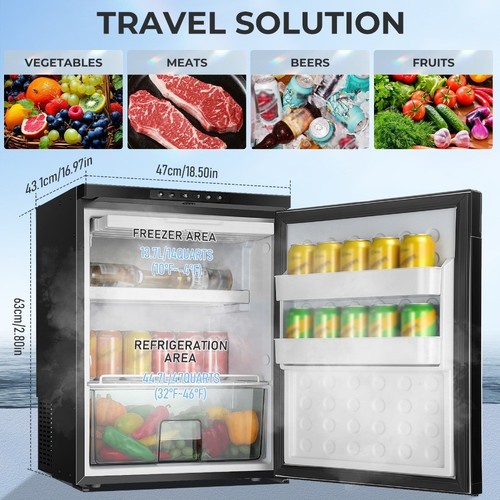 Campervan 12v fridge 65l - 12v,