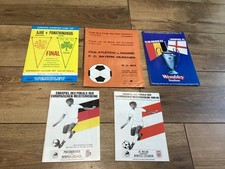 EUROPEAN CUP FINALS 1971/74/78/88/90  ALL IN EXCELLENT/  VERY GOOD COND