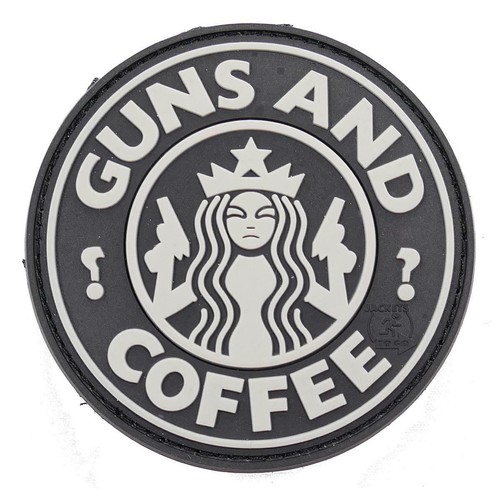 Guns coffee swat moral patch - coffee,