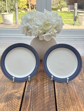 2 x Denby Storm Plum Stripe