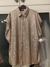 New Mint Velvet Sequin Shirt