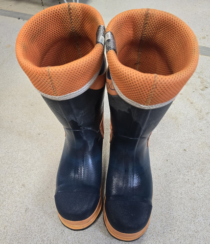 Rock fall navy orange safety - rock,