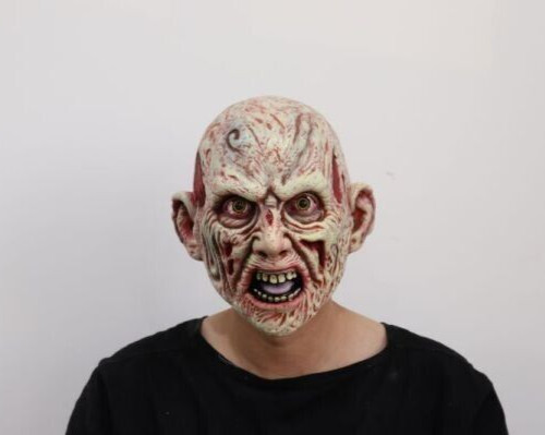 Scary zombie halloween mask - halloween,