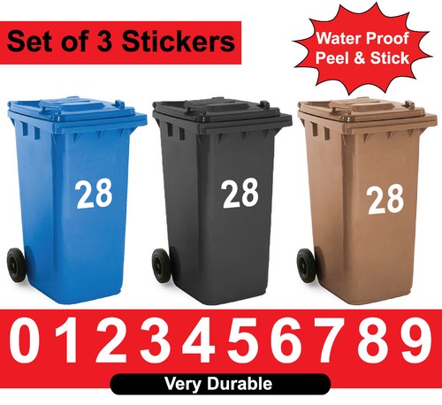 Wheelie bin stickers - wheelie,